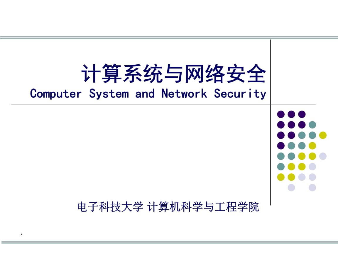 第八章 计算机系统安全 操作系统核心防护与联网工程实践